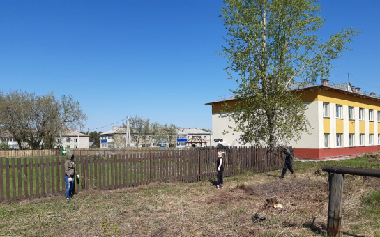 Уборка территории в ТОС «Гагаринское»